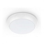 LED ŠVIESTUVAS 15W PAVIRŠINIS, APVALUS, IP65, 6400K (ŠALTAI BALTA) SU MIKROBANGŲ JUDESIO DAVIKLIU, BALTAS, SAMSUNG LED CHIP, V-TAC