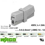 WAGO gnybtas 224-201 serviso jungtis gnybtai 1x2.5mm2, 4044918818407