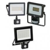 LED floodlights with motion sensor