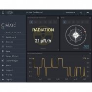 Dozimetras-radiometras ir temperatūros jutiklis impulsų analizatoriui D105 | DR-20 smart-MAIC