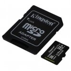 Atminties kortelė microSD 32GB Class 10 UHS-1 A1 V10 su SD adapteriu, CANVAS Select Plus 740617298680