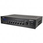 Audio muzikos stiprintuvas 240W 8omų 100V 4 zonų, DAB+/FM, USB/SD Bluetooth , RM240D, Adastra