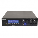 Audio muzikos stiprintuvas 100V 60W su mikšeriu ir grotuvu, UM60, Adastra