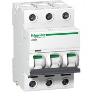 Automatinis jungiklis iC60H 3P 10A C 10kA, A9F89310, Schneider Electric