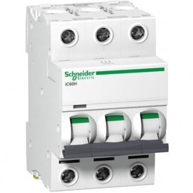 Automatinis jungiklis iC60H 3P 10A C 10kA, A9F89310, Schneider Electric