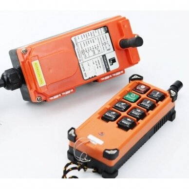 Wireless Crane Control Panel with 8 Buttons | AC/DC 12-72V | IP65