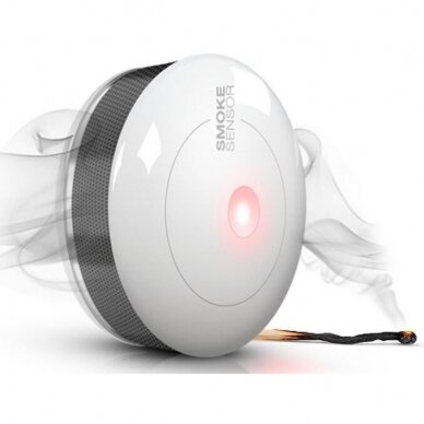 Bevielis dūmų detektorius, Z-Wave, Fibaro 1