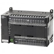 CP1L-EM40DT1-D Valdiklis PLC, 24 VDC supply, 24 x 24 VDC inputs, 16 x PNP outputs 0.3 A, 2 x analog inputs, 10K steps program + 32K words data memory, 1 x Ethernet port