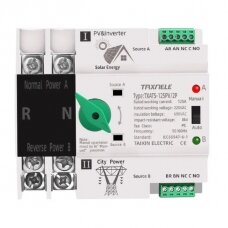 Rezervinis automatinis galios perjungiklis generatoriams | saulės | fotovoltinėms sistemoms | 2P | 63-125A | 230V