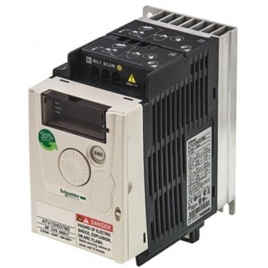 Dažnio keitiklis ATV12H037M2 Schneider Electric Inverter Drive, 1-Phase In, 400Hz Out 0.37 kW, 230 V, 4.9 A ALTIVAR 12