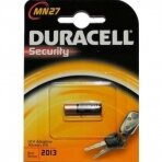 Elementas Duracell 12V Šarminė 27A baterija MN27, 5000394023352