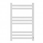 Electric Towel Warmer | Heated Towel Rail | with Timer | 125W | 230V | IPX5 | 500x800x90mm | White | Radyal Lily 800C