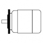 Elektros variklis 0,18 kW (0,25 hp) 230/400V 1390 aps/min flanšinis