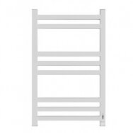 Electric Towel Warmer | Heated Towel Rail | with Timer | 125W | 230V | IPX5 | 500x800x90mm | White | Radyal Lily 800C