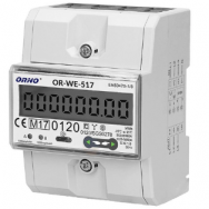 Elektros energijos skaitiklis 3F 400V 80A MID, IP51 Modbus Orno