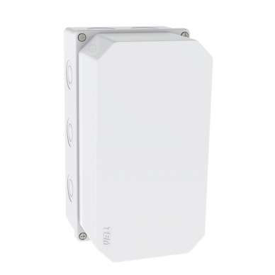 Electrical installation thermoplastic enclosure | hermetic | 113x210x120mm | surface-mounted | halogen-free | white | IP67 | TEM