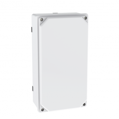 Electrical installation distribution box | thermoplastic | hermetic | 130x245x85mm | surface-mounted | halogen-free | white | IP67 | TEM