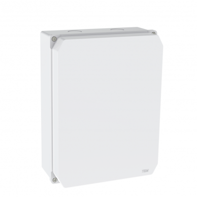 Electrical installation distribution box | thermoplastic | hermetic | 210x280x100mm | surface-mounted | halogen-free | white | IP67 | TEM