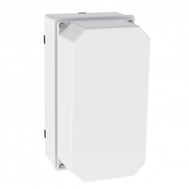 Electrical installation distribution box | thermoplastic | hermetic | 130x245x140mm | surface-mounted | halogen-free | white | IP67 | TEM