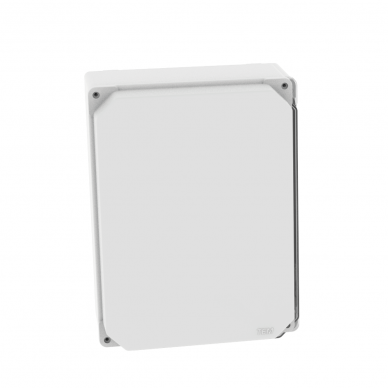 Electrical installation distribution box | thermoplastic | hermetic | 260x350x145mm | surface-mounted | halogen-free | white | IP67 | TEM