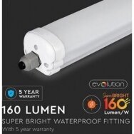 Hermetinis profesionalus naudojimo LED 32W  šviestuvas 5120Lumen IP65 PC+PC 5m GARANTIJA