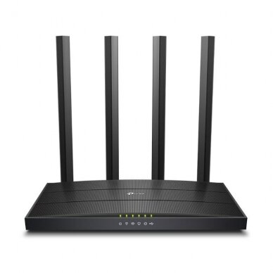 Maršrutizatorius, WIFI, bevielio tinklo skleidėjas TP-Link 2.4GHz 300 Mbp/s - 5GHz 867 Mbp/s Archer C6U