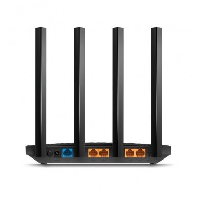 Maršrutizatorius, WIFI, bevielio tinklo skleidėjas TP-Link 2.4GHz 300 Mbp/s - 5GHz 867 Mbp/s Archer C6U 2