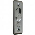 Išėjimo durų mygtukas su LED pašvietimu, virštinkinis, nerūdijančio plieno, K4-BL