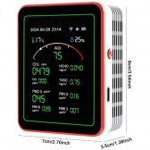 Smart CO2 and Air Quality Meter | Sensor | white | 15 in 1 | IP40 | Wi-Fi | Tuya