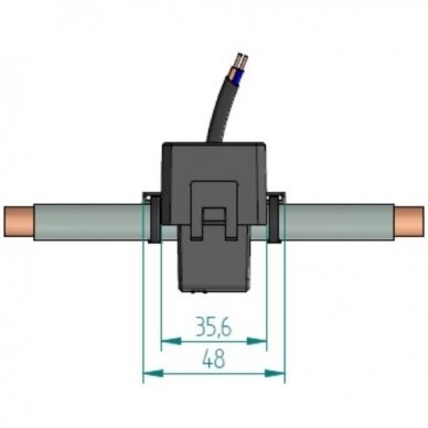 Išardomas srovės transformatorius 150/5A 1