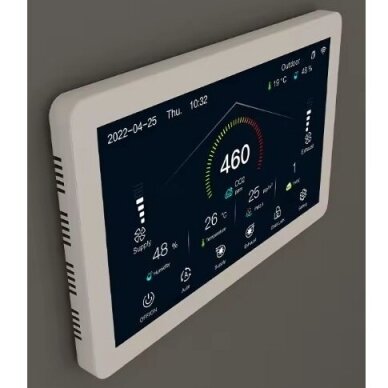 Smart ventilation system controller with CO2 and air quality sensor | for AC/EC/DC fans | 110-240VAC | Wi-Fi | Tuya 2