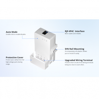 Išmanusis Wi-Fi temperatūros ir drėgmės valdiklis 20A, DIN, TH Origin, THR320, SONOFF, 6920075777536 10