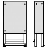 Pamatas tranzitinei spintai KS-4, KSA-4, 1000x1200x300mm, KSAP-4