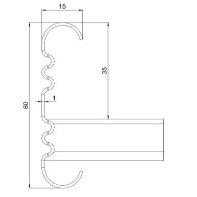 Kabelinės kopetėlės KS20-400  PG MEKA 1