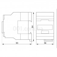 KONTAKTORIUS 5,5KW 12A 110V/AC3 3P 1NO IP20 IEK