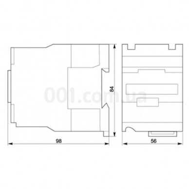 KONTAKTORIUS 7,5KW 32A 230V/AC3 3P 1NZ IP20 IE 1