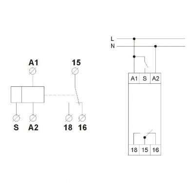 Laiko relė | daugiafunkcinė | 16A | 12-240V AC/DC | FRT14 12 2