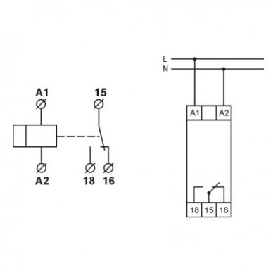 Switch-on delay relay | 16A | 12-240V | 1C/O | FRT14 41 2