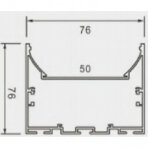 Led profilis led juostai 3m