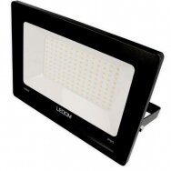 LED prožektorius 100W SMD, neutraliai balta, 220-240V, 8000lm, 4000K, IP65, juodas, LEDOM