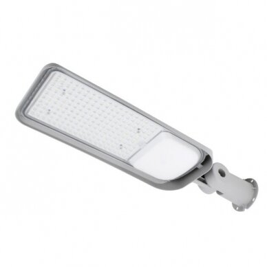 LED gatvės šviestuvas su dienos šviesos jutikliu 150W | 230V | 4000K | 20250lm | IP65 | šviesiai pilkas | C82-JAZ-150LG-4K-DS Bemko