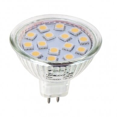 LED lemputė GU5.3 (MR16) 4W 12V 3300K 320lm, Orro 37391