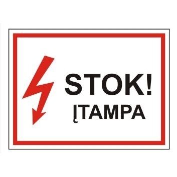 Lipdukas Stok! Įtampa 210x280mm