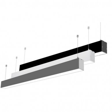 LINIJINIS ŠVIESTUVAS 72W 4000K BIURO ADMINISTRACINIS juodas IP40
