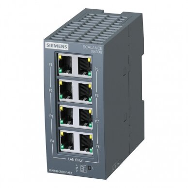 Pramoninis eterneto jungiklis Scalance XB008 10/100 Mbit/s SIEMENS