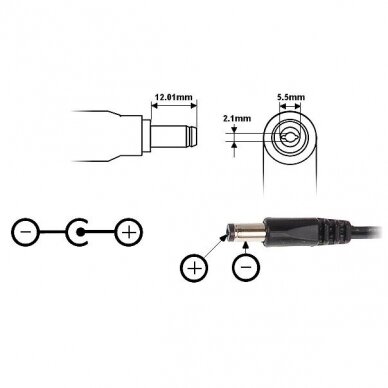 Impulsinis maitinimo šaltinis 1A/12V IP67 PSC12010 Pulsar 1