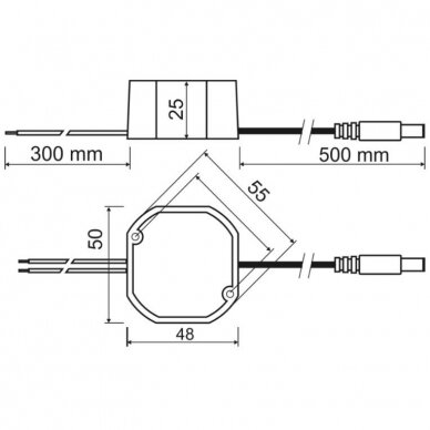 Impulsinis maitinimo šaltinis 1A/12V IP67 PSC12010 Pulsar 2