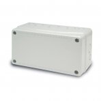 Paskirstymo dėžutė 330x175x135mm, paviršinė, pilka, atspari UV,  IP65, Famatel