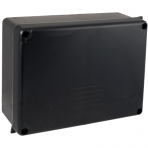 Paskirstymo dėžutė 220x170x80mm, be sandariklių paviršinė, juoda IP65 Solera
