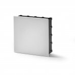 Paskirstymo montažinė dėžutė juoda įmontuojama į mūrą IP30 210X210X60,3204 FAMATEL